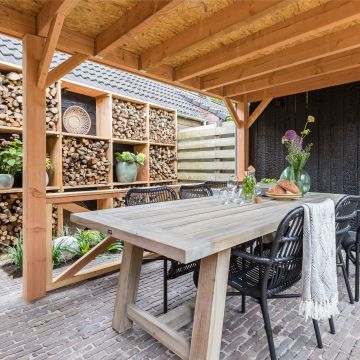 Een schutting van duurzaam gebrand hout: Zwarthout | Shou Sugi Ban!